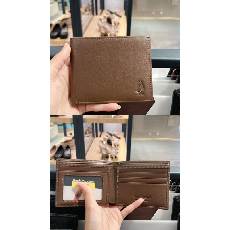 dompet hush puppies pria original store include Box Tag 1.299.000 material kulit sapi