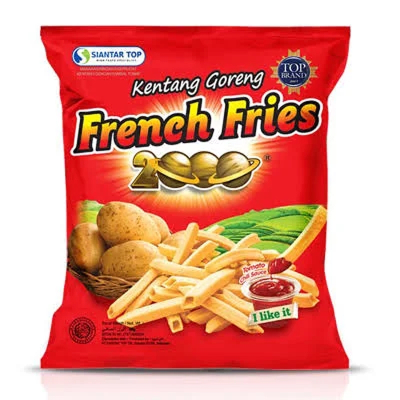 

French Fries 2000 62gr - Siantar Top - Stik Kentang Goreng