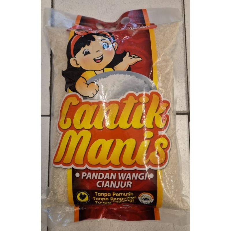 

Beras Premium Pandan Wangi Cianjur CANTIK MANIS 5kg - SI.