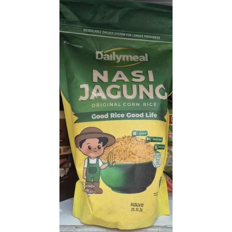 

Beras Nasi Jagung DAILYMEAL Original Corn Rice 1kg - HK, RM.