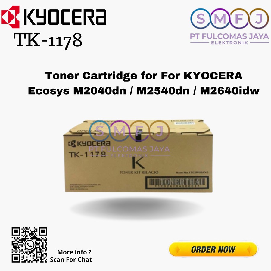 Toner Kyocera M2040dn M2045dn TK-1178 ORIGINAL