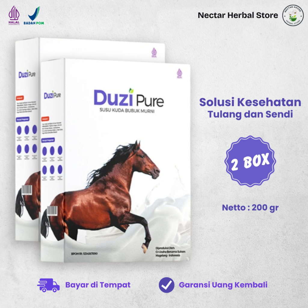 

Duzi Pure Susu Kuda Liar Lombok Murni 2 BOX