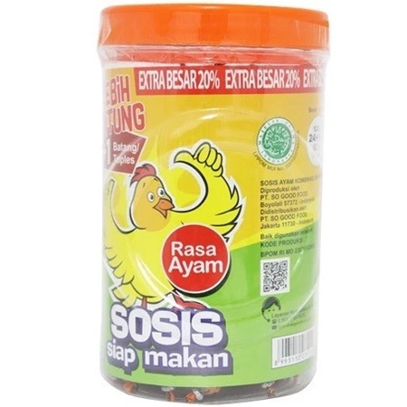 

Sosis SoNice 21gr Toples isi 24pcs