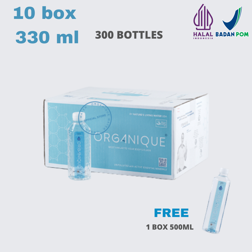 

PROMO 10 BOX! Organique Water 330 ml