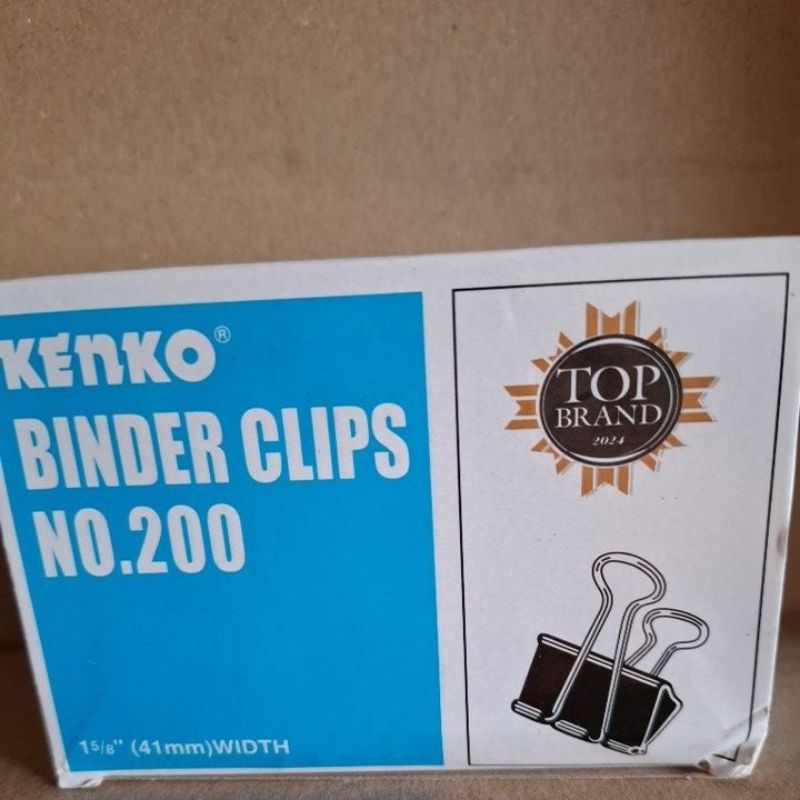 

binder clips /penjepit no. 200 KENKO 1pak isi 12pcs