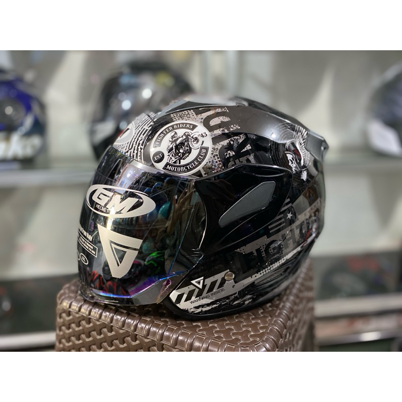 HELM GM FIGHTER MOTIF MOTORCLUB