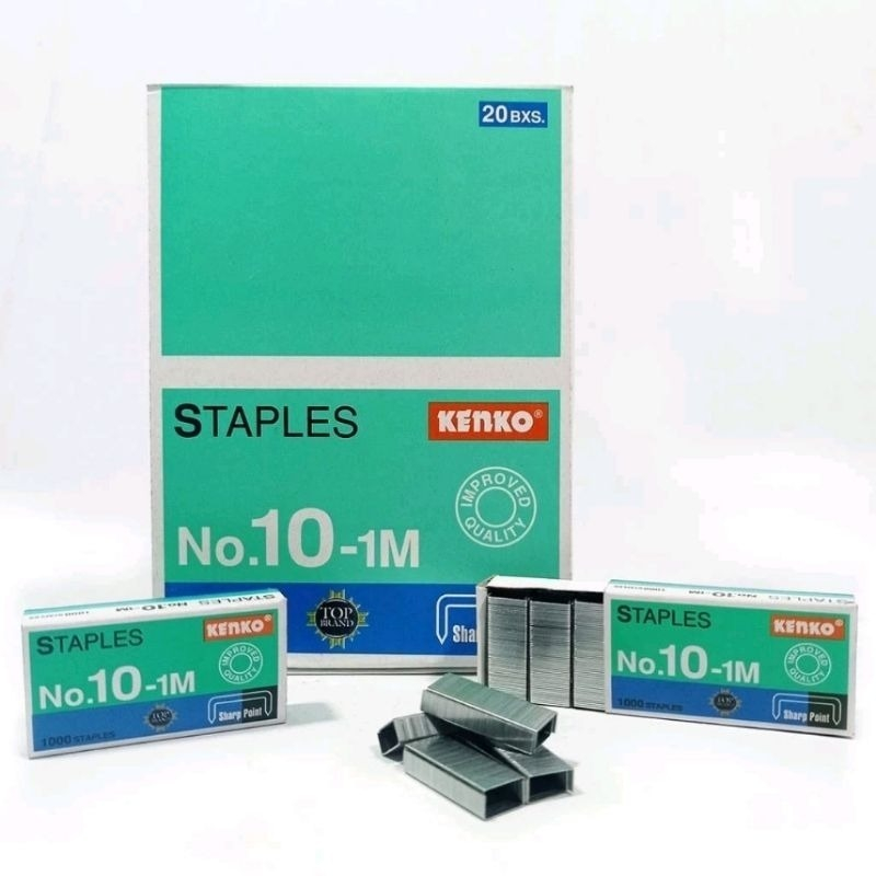 

Isi Staples Kenko No.10-1M Kecil Sesuai Gambar 1 Box Isi 20 Kotak