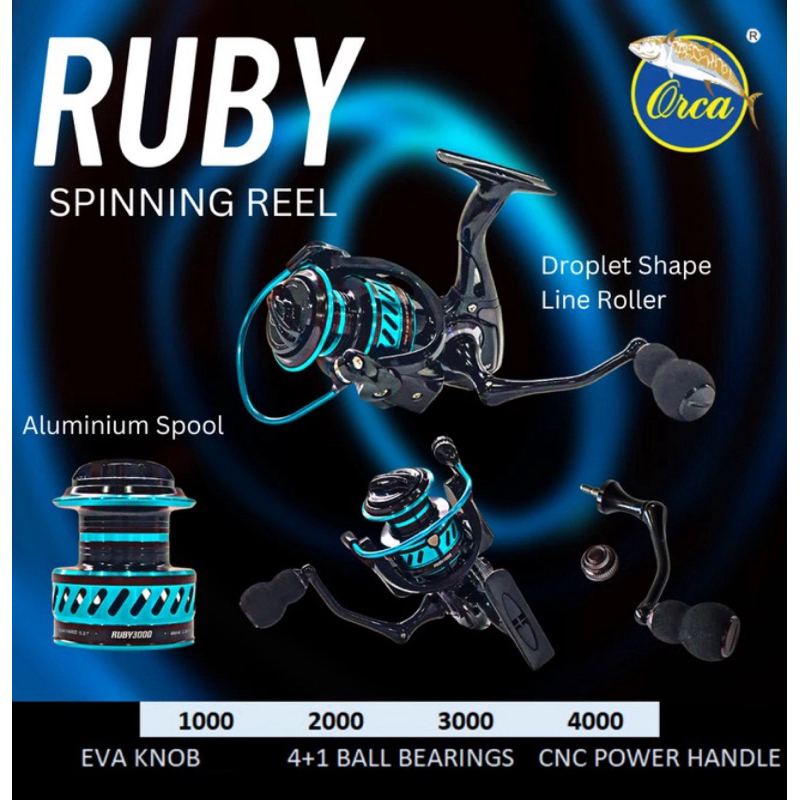 Reel Spinning Orca Ruby