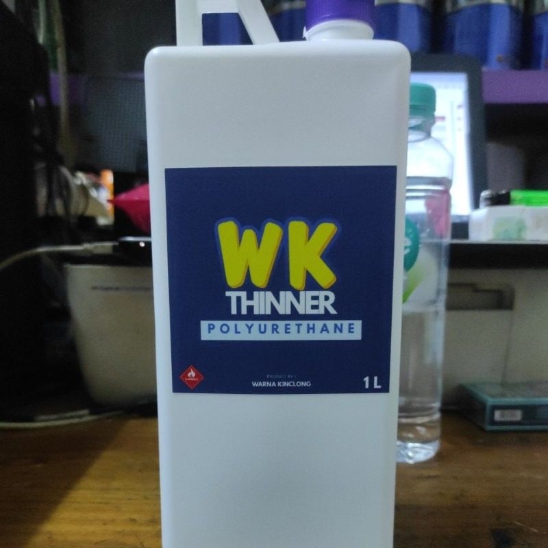 THINER PU EXTRA SLOW 1LITER / THINER PU WK / THINER POLYURETHANE EXTRA SLOW / THINER PU