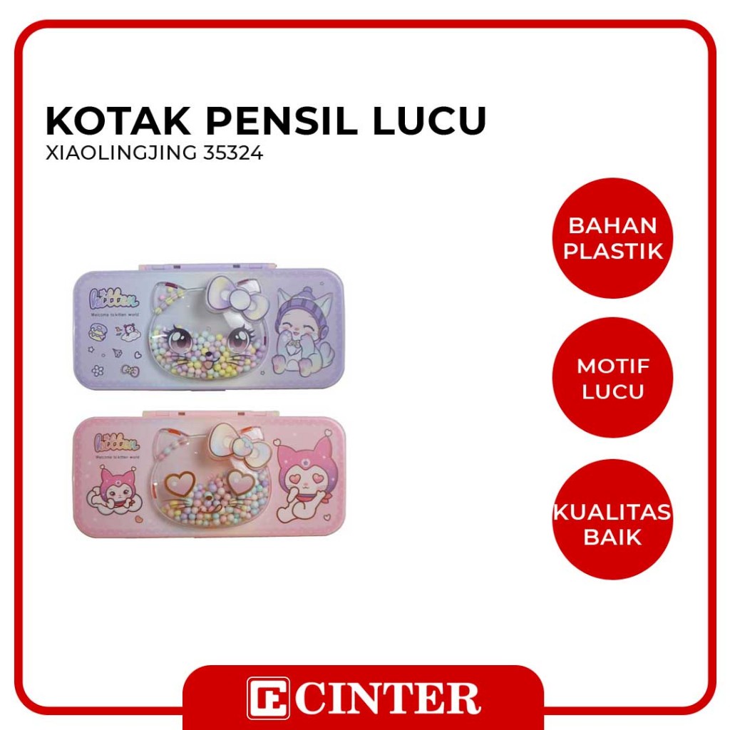 

XIAOLINGJING - KOTAK PENSIL / PENCIL CASE PLASTIK 35324 ANIMAL GAMBAR TIMBUL