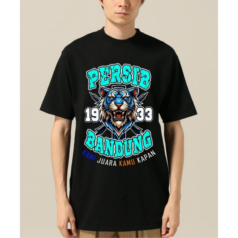Kaos Distro Persib Bandung 1933 ORI katun combads 24s premium Lengan Pendek