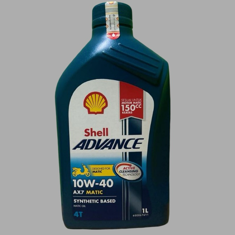 OLI SHELL ADVANCE AX7 MATIC 1 LITER 100% ASLI