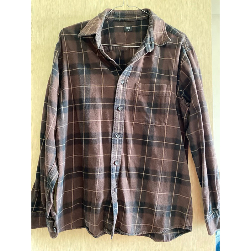 [PRELOVED] Uniqlo-Kemeja Flanel Pria/Unisex