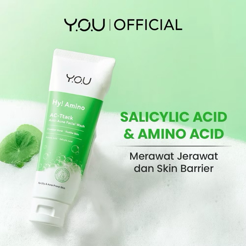 "YOU Hy Amino AC-Ttack Anti-Acne Facial Wash