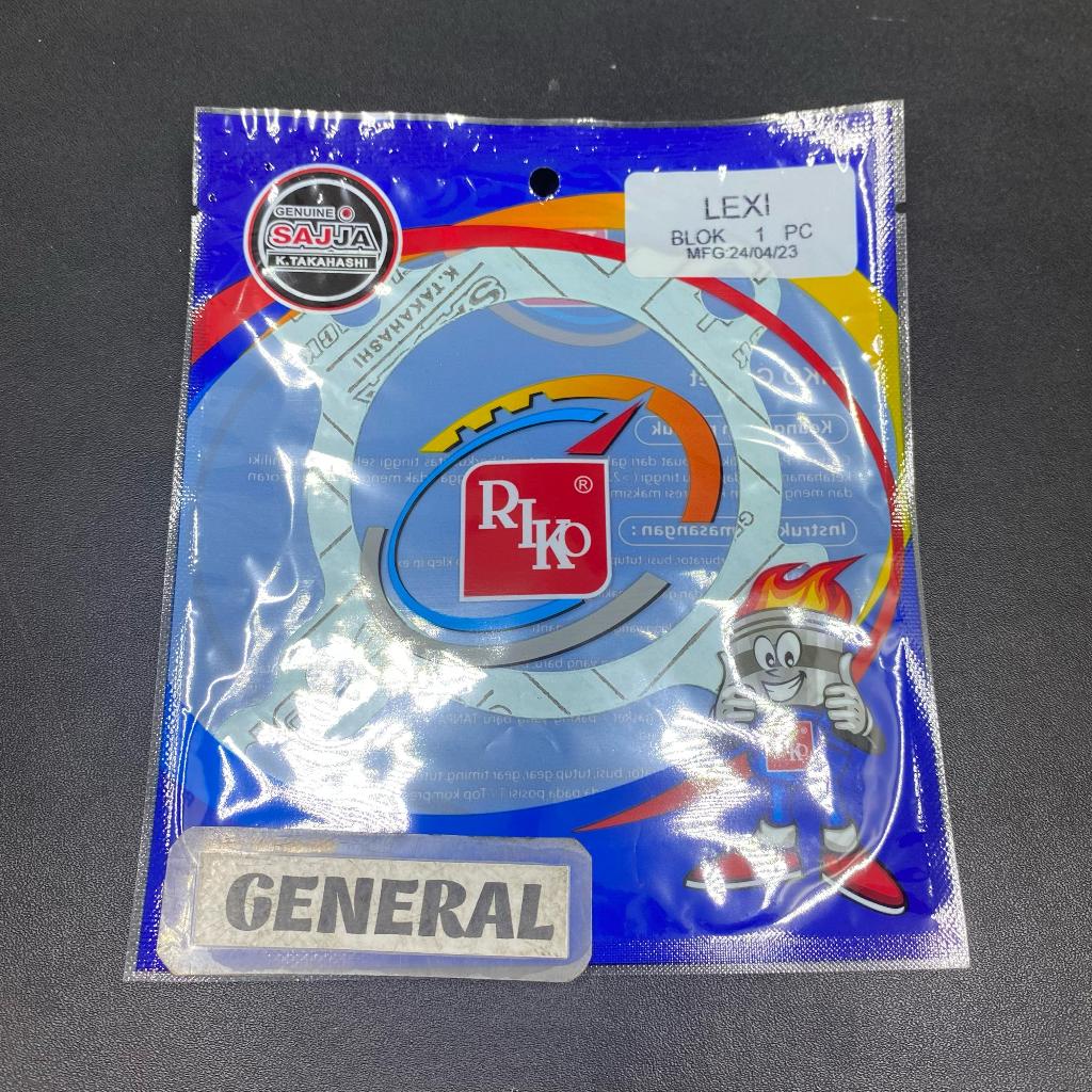 PAKING BLOK SEHER LEXI 125 RIKO CYLINDER BLOCK KERTAS