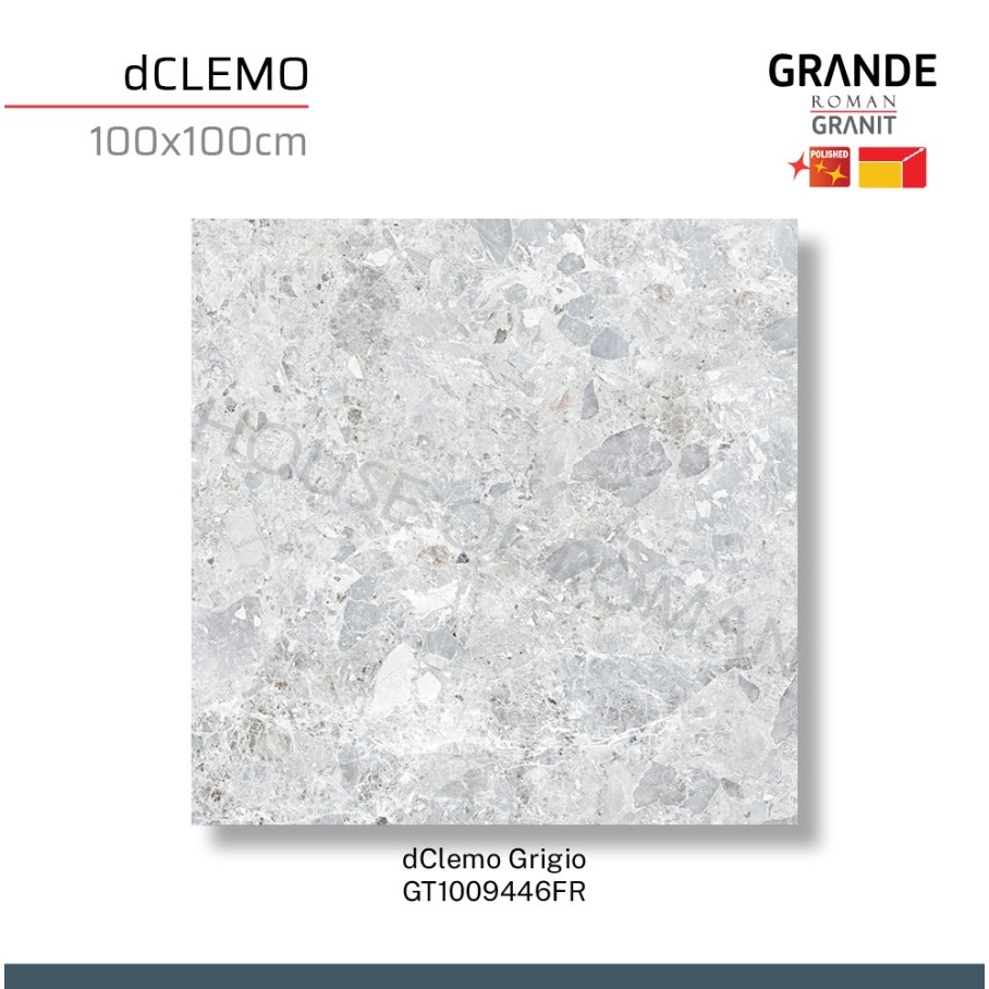 ROMAN GRANIT GRANDE dClemo Grigio 100X100 GT1009446FR ROMAN GRANIT