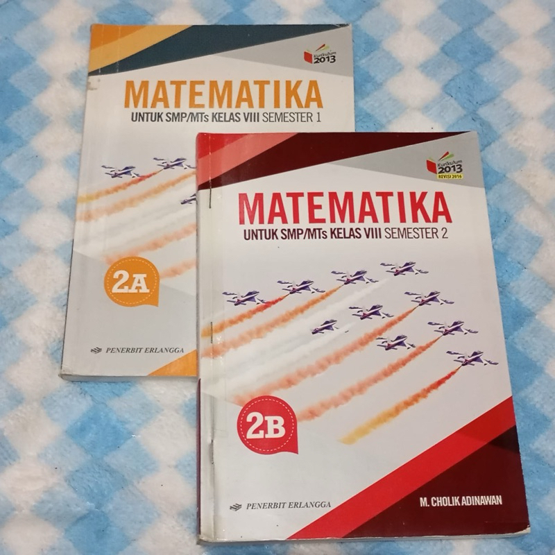 Buku Paket Matematika Kelas 8 A & B Erlangga / Cholik