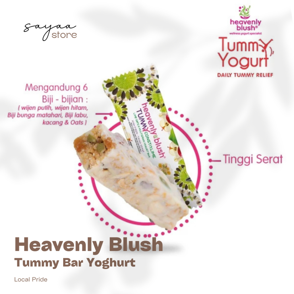 

Heavenly Blush Tummy Bar Multigrain Yoghurt Lime / Berries 25gr