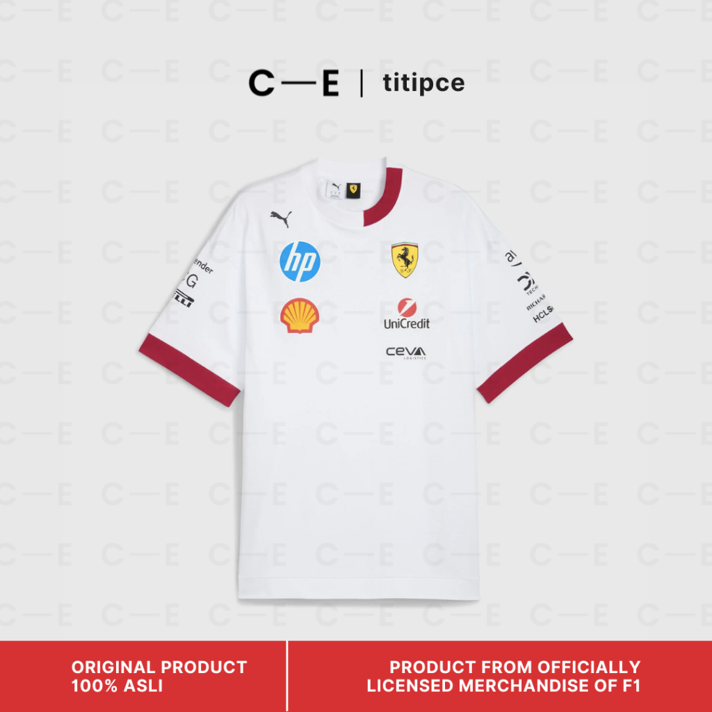 Scuderia Ferrari F1 PUMA 2025 Miami GP Driver's Oversized T-shirt Germany