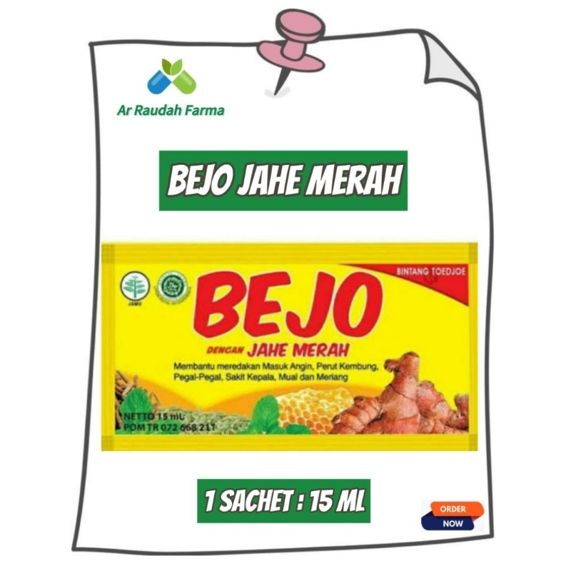 

Bejo Jahe Merah 1 Sachet 15 ml