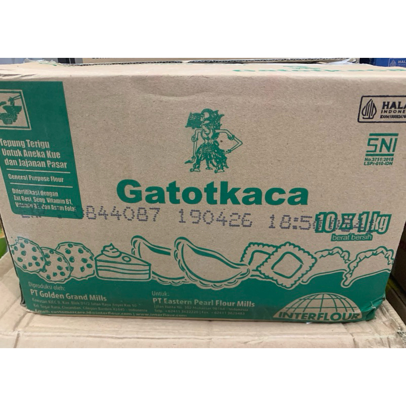

Tepung Terigu Gatot Kaca 1kg (1 dus 10pcs)