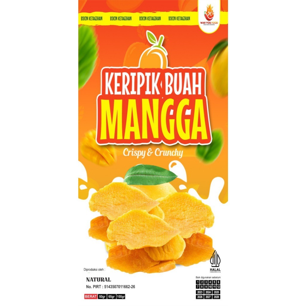 

[Open Reseller] Keripik Buah Asli varian Mangga realfood viral