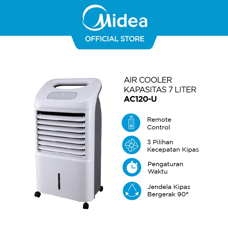 Midea AC120-U Air Cooler 7L - Pendingin Udara Portabel