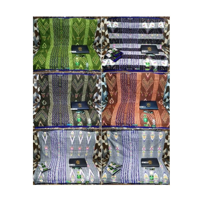 Sarung BTM FULL SUTRA 210 Motif MGT MGN Original