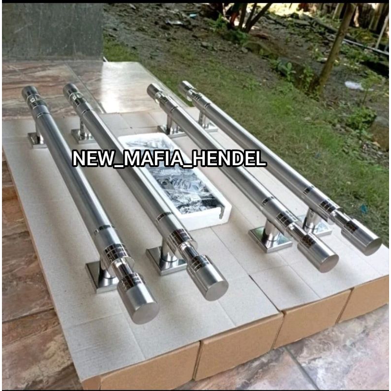 Hendel pintu rumah, gagang pintu rumah.Tarikan pintu, panjang 35cm smpai 60cm. model barbel set kunc