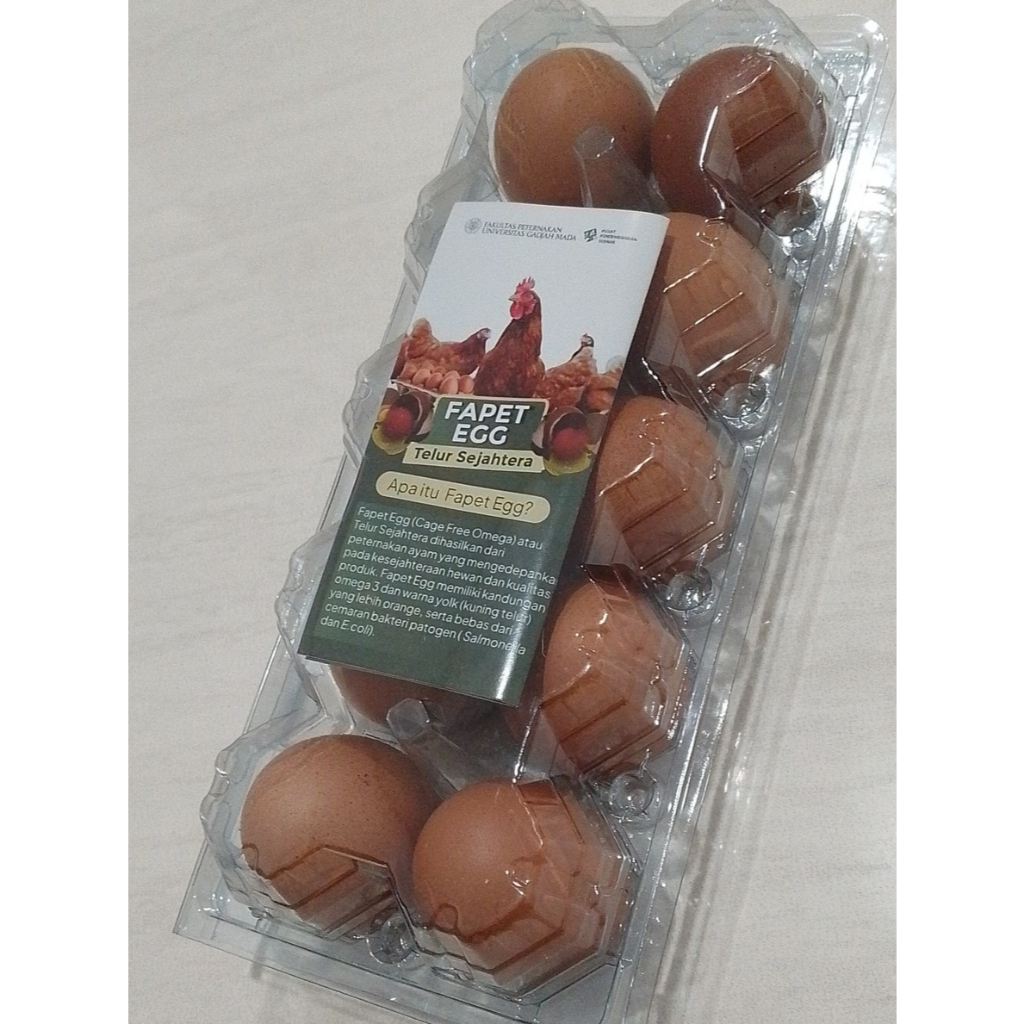 

FAPET EGG telur omega 3 produksi Fakultas Peternakan UGM