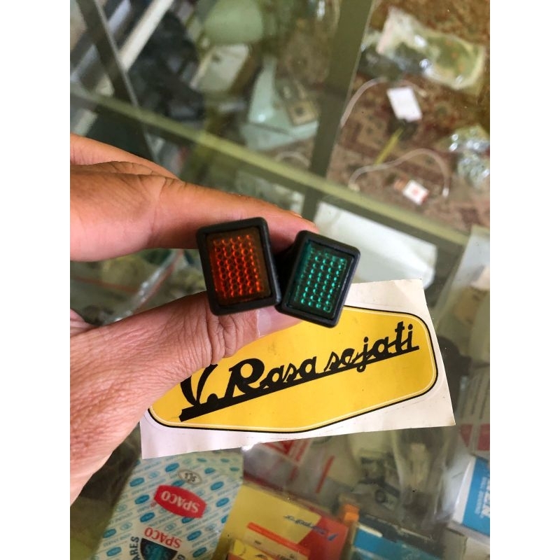 Lampu indikator stang vespa px ps lampu indikator batok vespa px ps