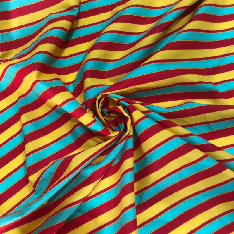 kain katun poplin motif - kain katun poplin motif salur - kain katun poplin motif premium pg