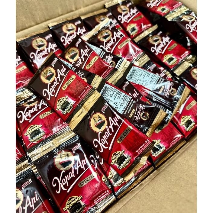 

(1 DUS) KAPAL API SPECIAL KOPI BUBUK 6 GR X 200 SACHET