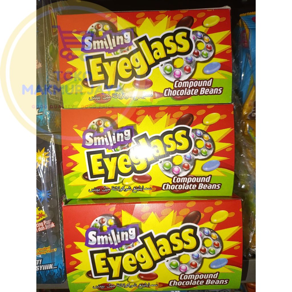 

SMILING EYEGLASS COKLAT KACAMATA BOX | 40pcs