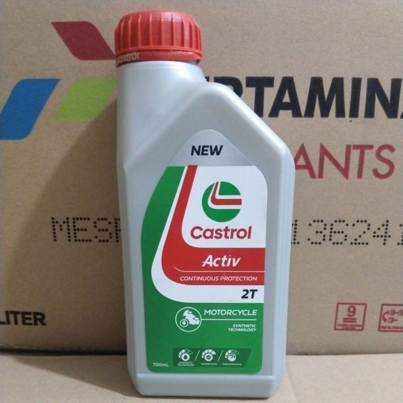 OLi Castrol 2tak Oli Samping 2stroke Castrol activ 700Ml