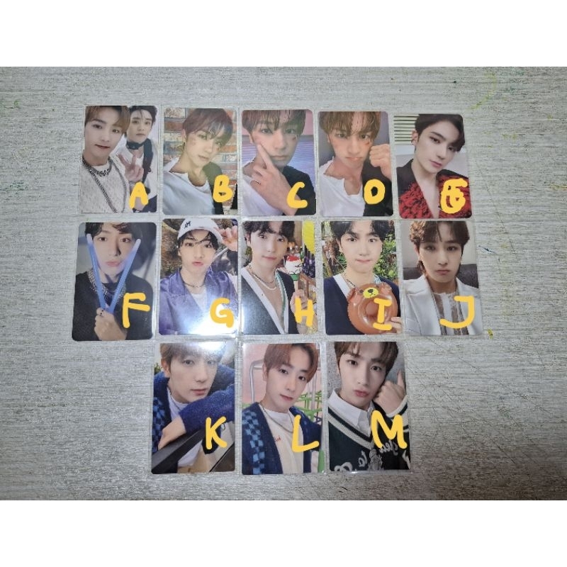 photocard pc the boyz hyunjae thrill ride, maverick