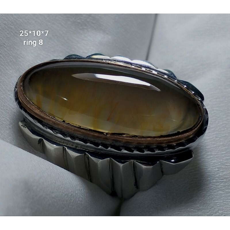 cincin akik pandan sutra lawasan