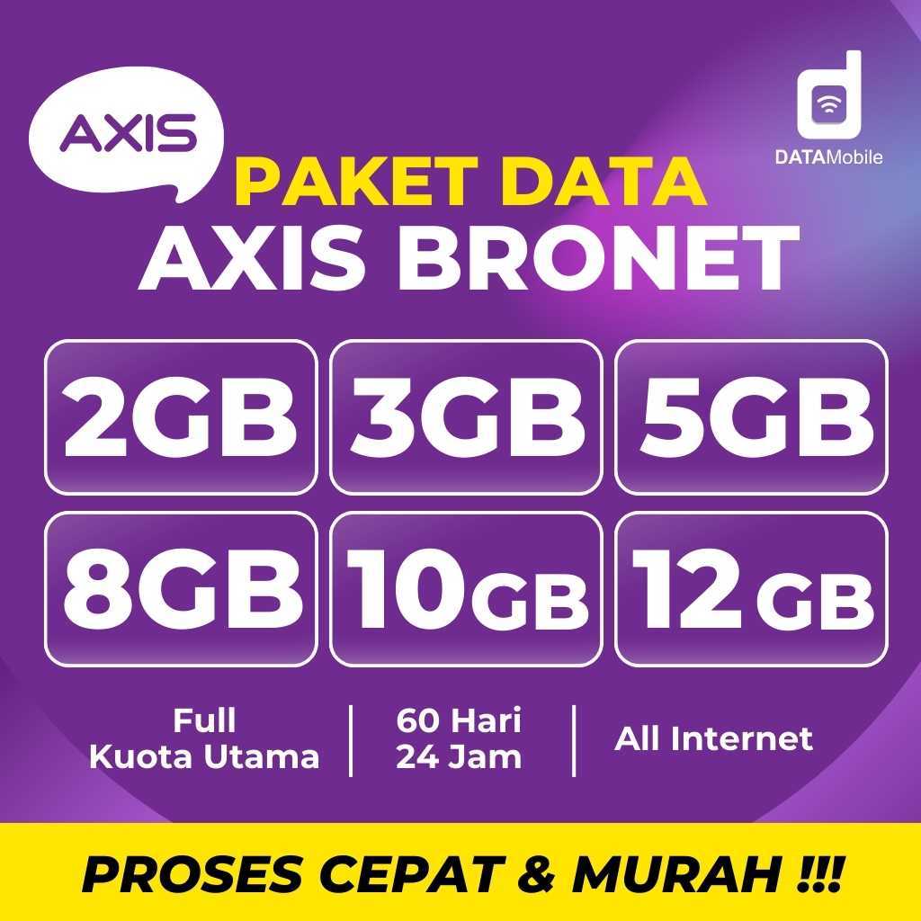 Paket Kuota AXIS Data Bronet | Paket Data Axis