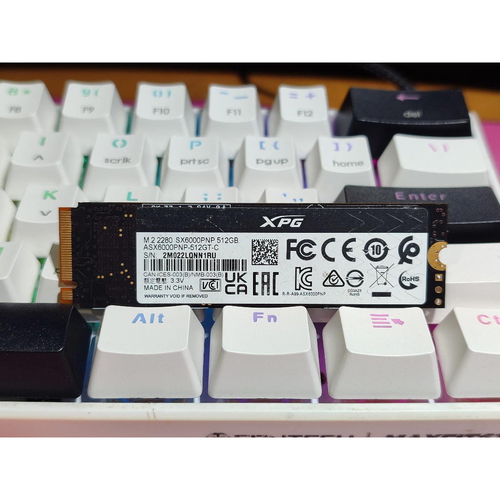 SSD ADATA XPG SX6000 PRO 512 GB M.2 NVMe SSD PCIe Gen 3.0 x4 Nvme 2280 Gen3 NVMe SSD 512 GB SX 6000 