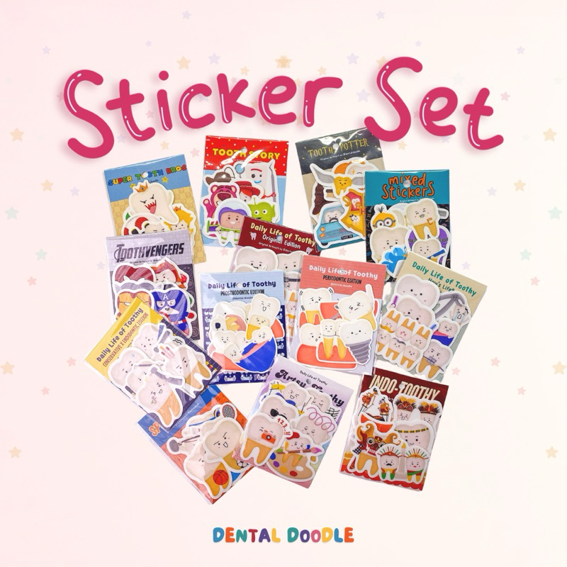 

Sticker Set Gigi Lucu - Stiker Karakter Dental untuk Dokter Gigi, Mahasiswa Kedokteran, Perawat & Anak. Cocok untuk Jurnal, Laptop, Botol Minum, Planner, Dekorasi, Aksesoris, Kado & Koleksi
