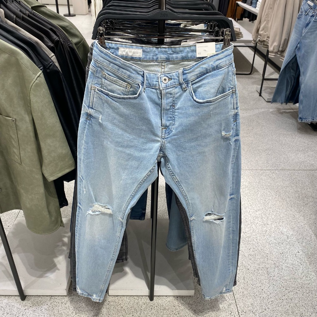 Jastip. Skinny Ripped Jeans Zara (Man)