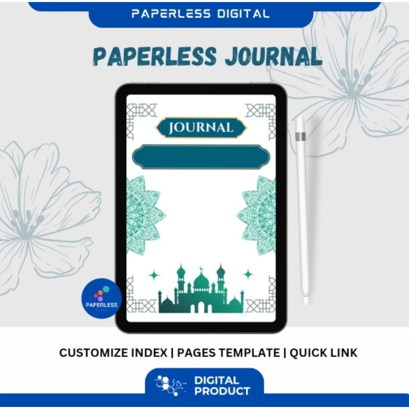 

Paperless Bullet Journal Islami - Buku Tulis, Agenda, Notes, Memo, Bullet Jurnal, Notebook, Diary Digital Untuk Ipad, Android Tablet & Android Phone w/ Stylus