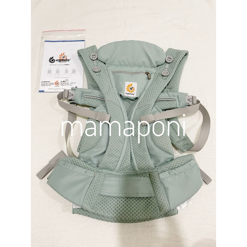 PRELOVED ORIGINAL RARE Ergobaby Omni Breeze Sage Green