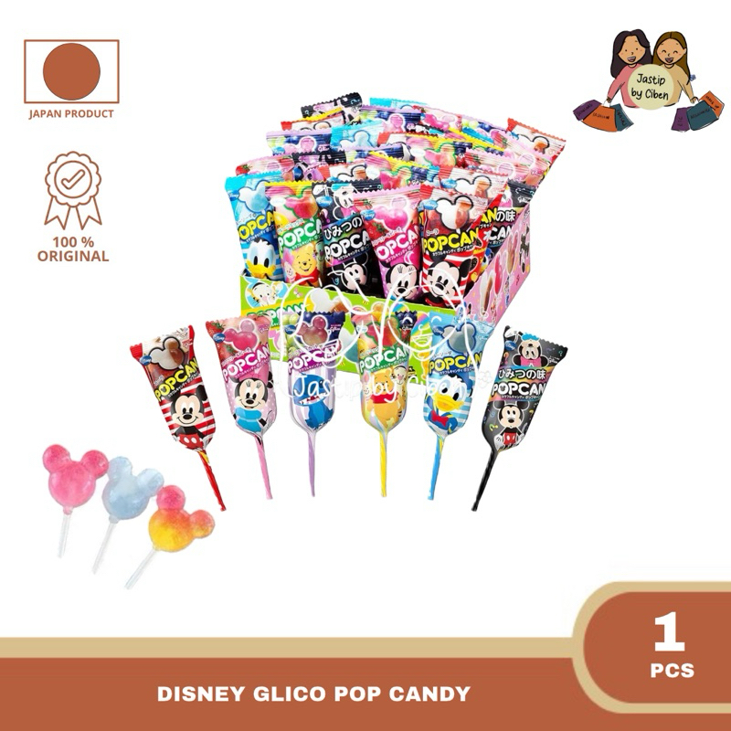 

READY STOCK - Glico Popcan Lollipop Permen Lolipop Disney
