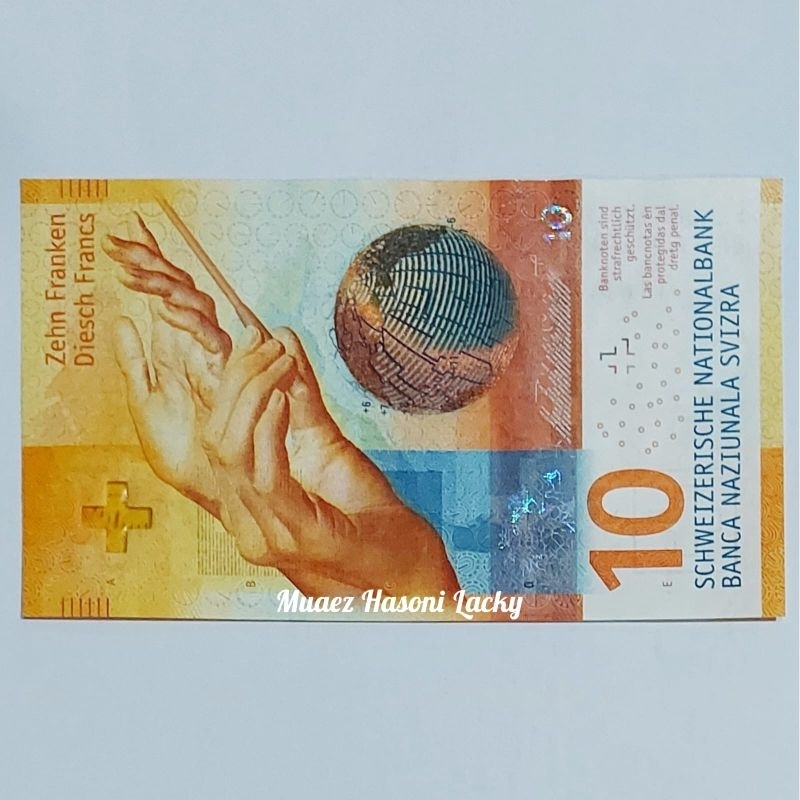 Uang Asing Swiss Franc Pecahan 10 Franc