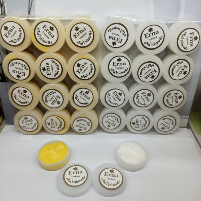 12Pcs // Cream Pelembab Wajah Erna Thailand Siang&Malam Whit Original