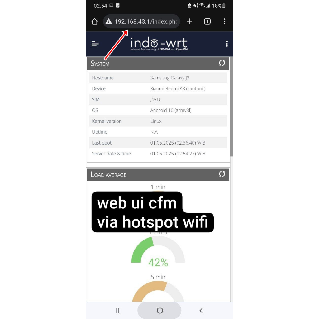 REDMI 4X RAM3.32GB CFM WEB UI