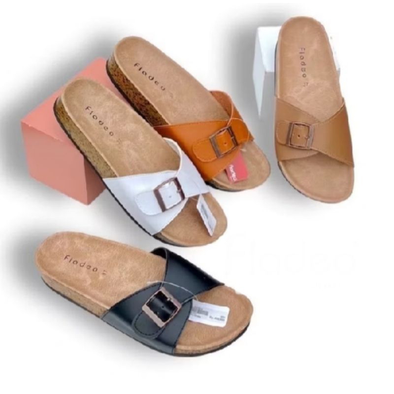 Termurah Sandal Wanita Casual Fladeo / Sendal Jepit Talincang Wanita Kekinian Boloni Jepit Raisa