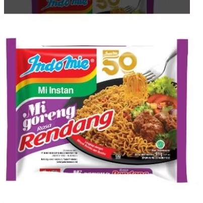 

mie instan indomie rendang