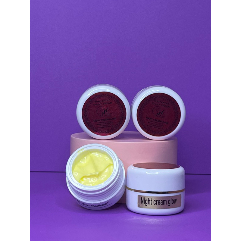 Cream malam flek || Cream farmasi || Night cream glow BSC || BSC skincare